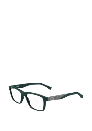 Lacoste rectangle-frame glasses - Green