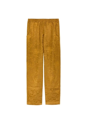DELOS jacquard-weave track pants - Yellow