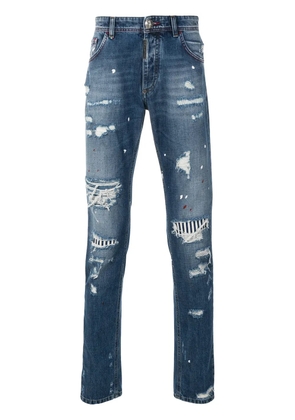 Philipp Plein So Alright Super Straight Cut jeans - Blue