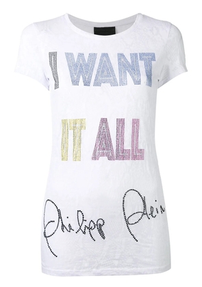 Philipp Plein Queenie T-shirt - White
