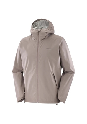 Salomon Outscape 2L logo-print hooded jacket - Neutrals