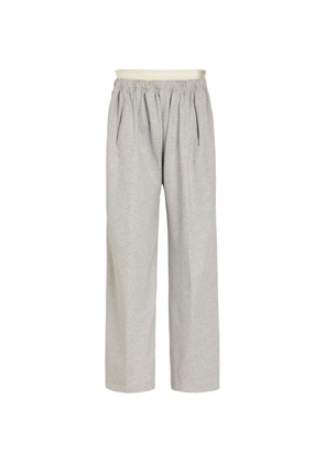 Better layered-waistband track pants - Grey