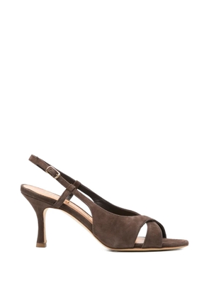 The Seller crossover-strap slingback pumps - Brown