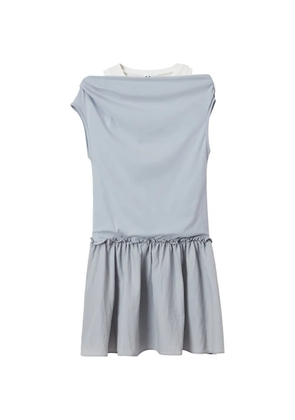 b+ab layered ruffled mini dress - Blue