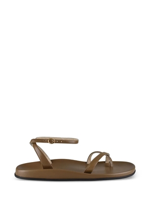 The Row ankle-strap sandals - Brown