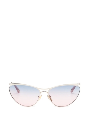 Chloé Eyewear cat-eye-frame sunglasses - Gold