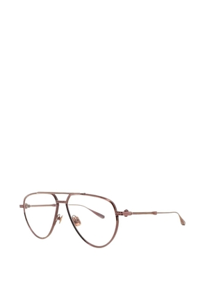 VALENTINO GARAVANI EYEWEAR Rockstud pilot-frame glasses - Pink