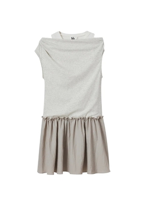b+ab layered ruffled mini dress - Grey