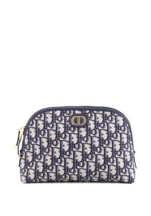 Christian Dior Pre-Owned 30 Montaigne Cosmetic Oblique Canvas Medium pouch - Blue