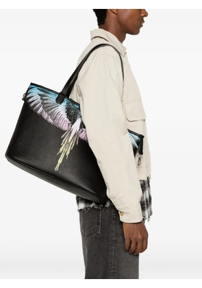 COUNTY OF MILAN wings-print tote bag - Black