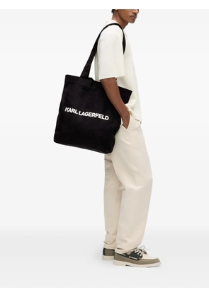 Karl Lagerfeld logo-print tote bag - Black