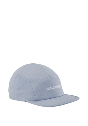 Salomon logo-print five-panel baseball cap - Blue