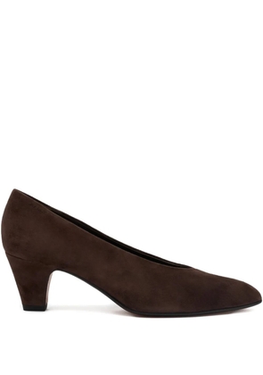 Bally suede pointed pumps - Brown