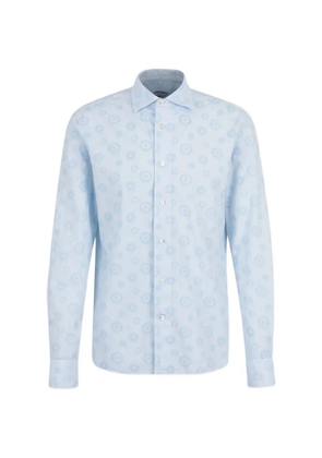 Vincenzo Di Ruggiero floral-print shirt - Blue