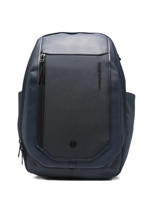 PIQUADRO zip-up backpack - Blue