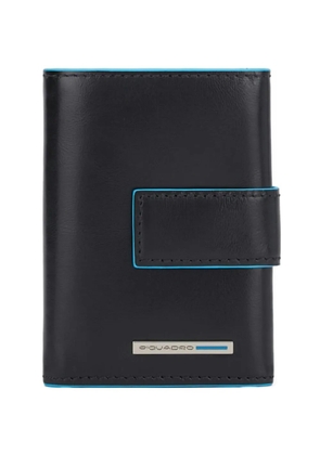 PIQUADRO trifold leather wallet - Black