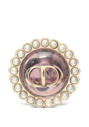 Christian Dior Pre-Owned 2010s Petit CD baroque earrings - Gold