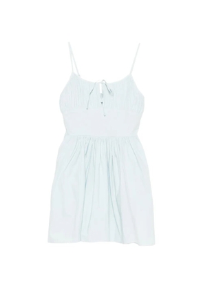 ROTATE BIRGER CHRISTENSEN gathered tie-front top - Blue