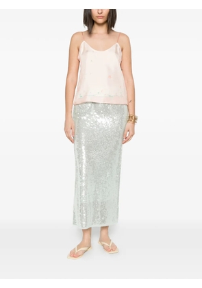 Forte Forte sequin-embellished skirt - Green