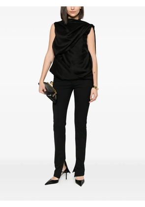 THELATEST Carola zip-cuff trousers - Black