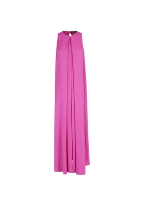 Gianluca Capannolo Anka draped silk maxi dress - Pink