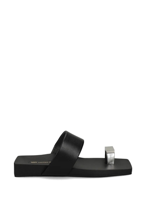 United Nude Loop Toe Lo square-toe sandals - Black