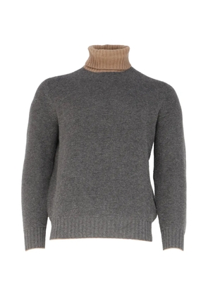 Brunello Cucinelli Vintage knitted roll-neck sweater - Grey