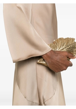 Pennyblack one-shoulder side-slit dress - Brown