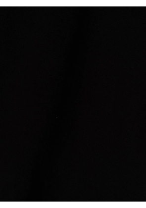 PAOLO RAGAZZINI fine-knit V-neck polo shirt - Black