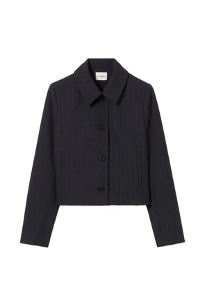 Claudie Pierlot button pinstripe jacket - Blue