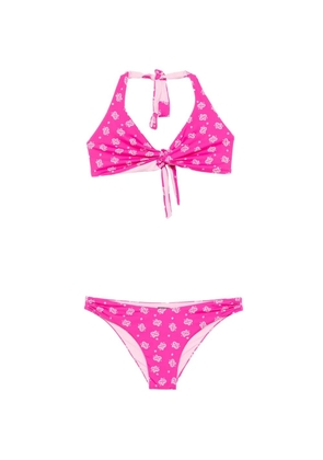 iu rita mennoia paisley knotted bikini - Pink