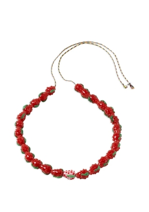 Sorbet Island strawberry-charm bracelet - Red