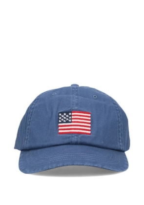 Polo Ralph Lauren flag-detail baseball cap - Blue