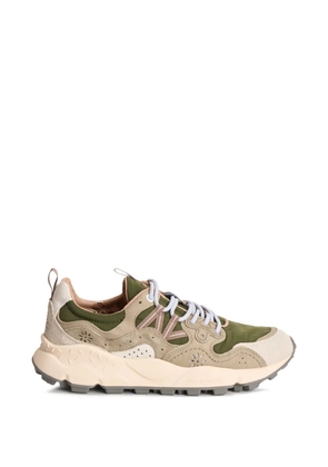 FLOWER MOUNTAIN Yamano 3 suede sneakers - Green