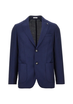BRERAS MILANO patch pocket blazer - Blue