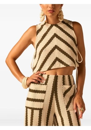 JBQ striped top - Neutrals