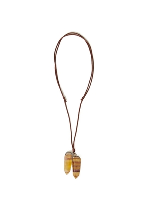 TWINSET x Emma Milne-Watson pendant stones necklace - Silver