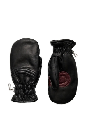 OUR LEGACY spheric mittens leather gloves - Black