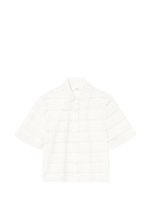 FRAME Lattice crochet shirt - Neutrals