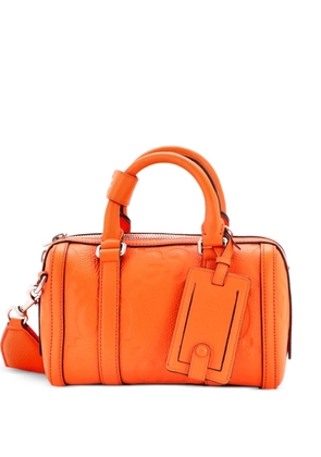 Gucci Pre-Owned Duffle Bag Jumbo GG Embossed Leather Mini travel bag - Orange