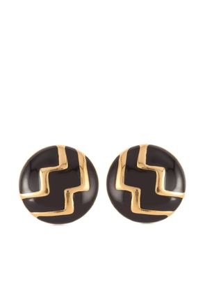 Susan Caplan Vintage 1980 Monet stud earrings - Gold