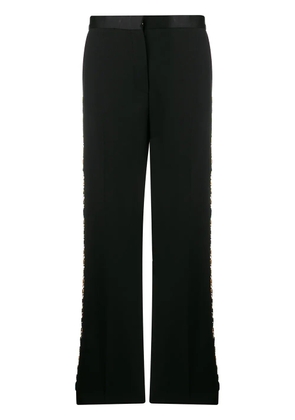 Versace Greca-chain tailored trousers - Black