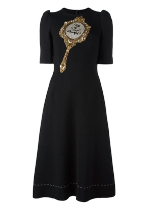 Dolce & Gabbana mirror patch dress - Black