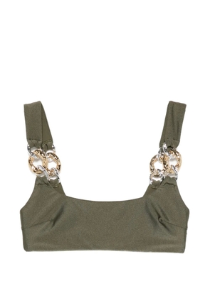 Simkhai Wilda bikini top - Green