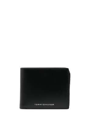 Tommy Hilfiger logo-print leather wallet - Black