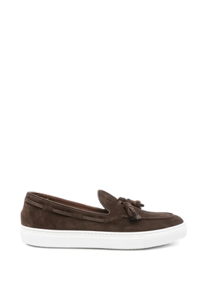 Fratelli Rossetti tassel-detail suede loafers - Brown