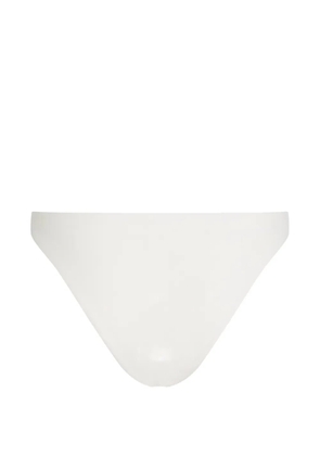 Karl Lagerfeld Signature high-leg bikini bottoms - White