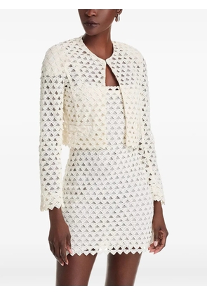 LoveShackFancy Alaya cardigan - White