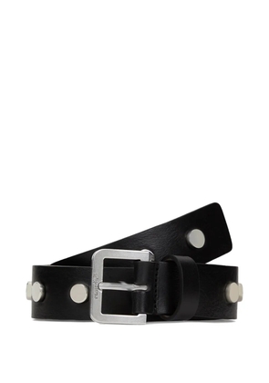 Karl Lagerfeld Jeans studded leather belt - Black