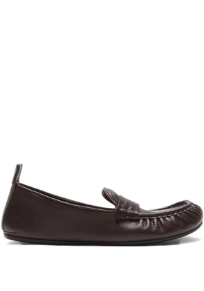 Acne Studios round-toe loafers - Brown